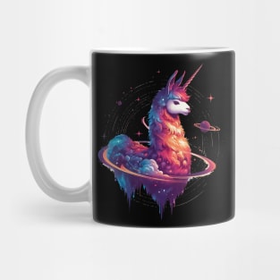 Trendy Doodle rainbow llamacorn unicorn llama Mug